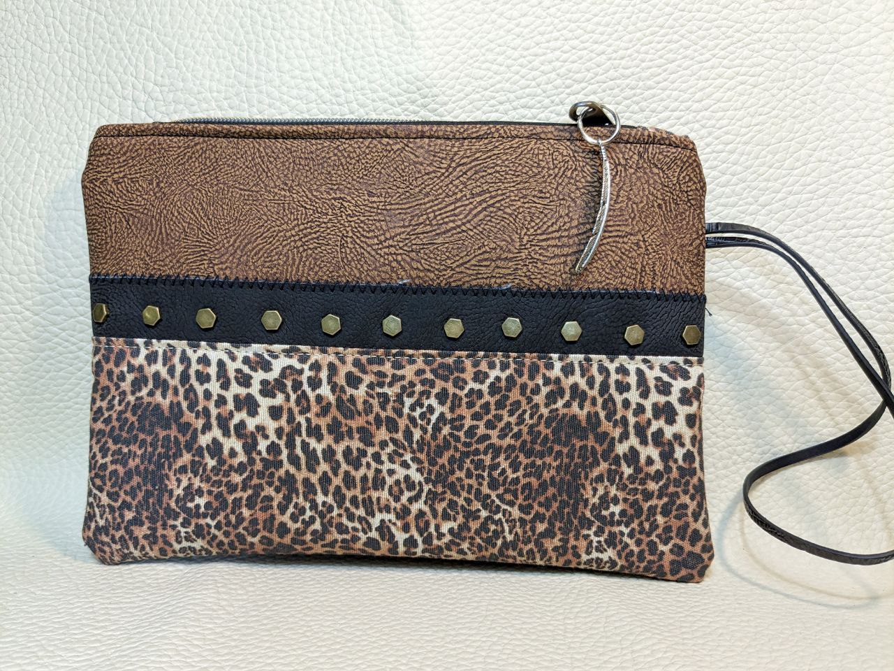 Bolso de mano leopardo