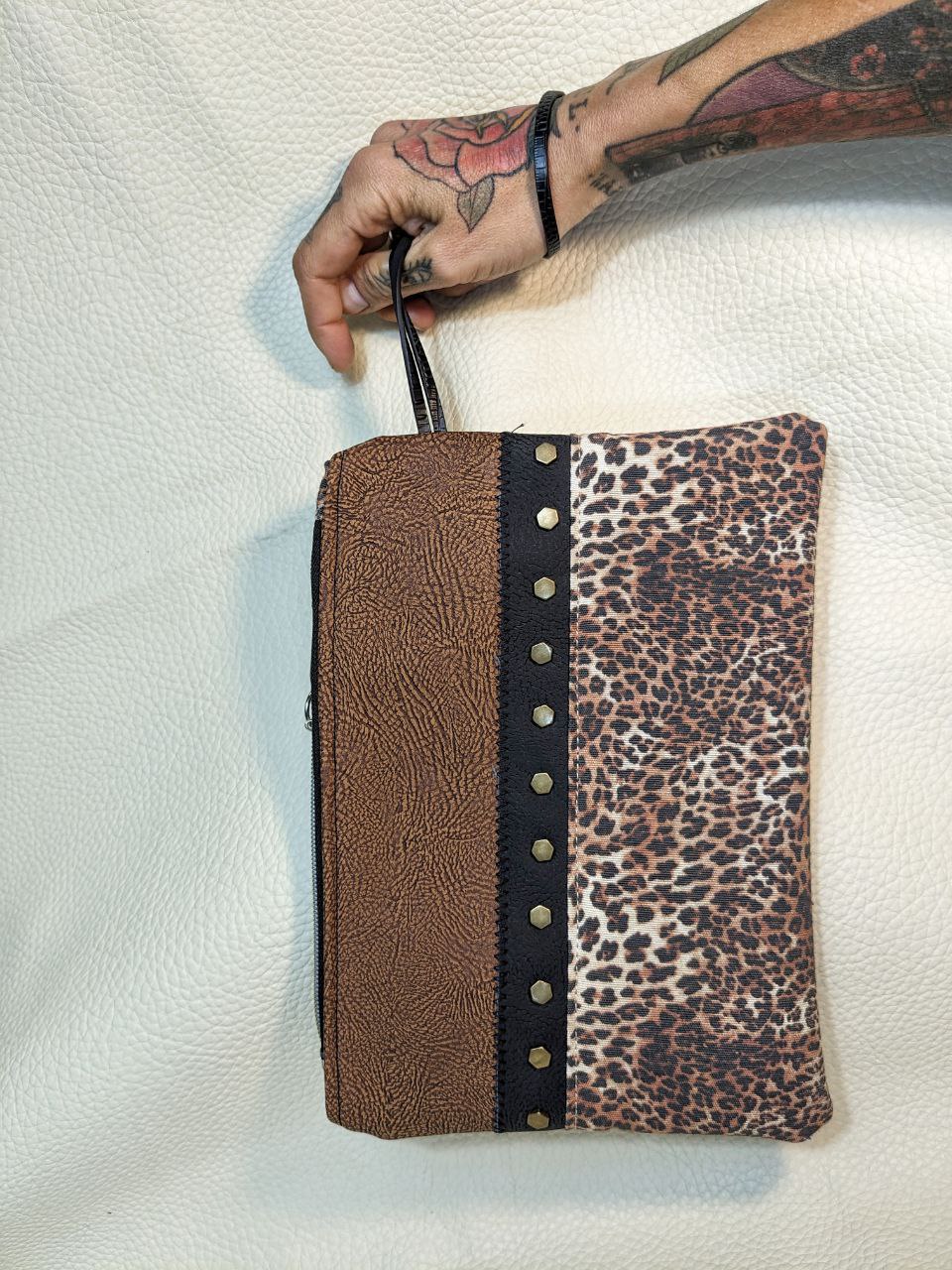 Bolso de mano leopardo